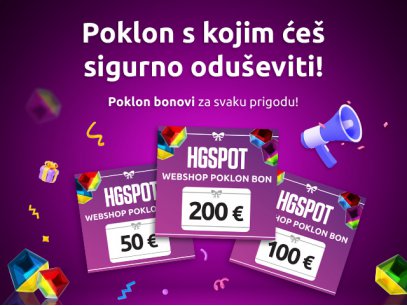 HGSPOT webshop poklon bonovi