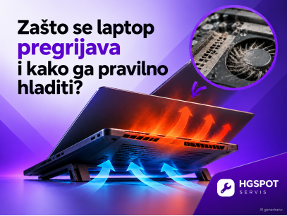 Zašto se laptop pregrijava i kako ga pravilno hladiti?