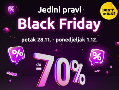 Kod nas je pravi Black Friday! 