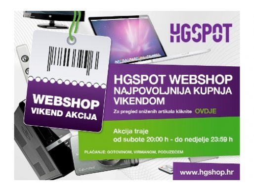 Vikend akcija HGspot web shopa!