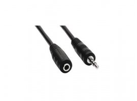 Audio kabel ROLINE 3.5mm(m) na 3.5mm(ž), 10m, produžni, crni