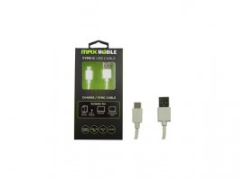 Kabel MAXMOBILE USB-C(m) na USB-A(m), 2m, bijeli