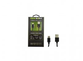 Kabel MAXMOBILE USB-C(m) na USB-A(m), 2m, crni