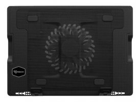Hladnjak za prijenosno računalo SBOX CP-12, do 17,3", 1 ventilator, crni
