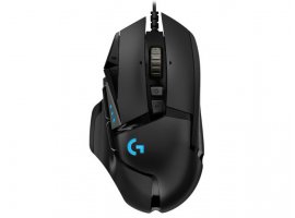 Miš LOGITECH G502, HERO, gaming, žični, crni (910-005470)