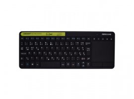 Tipkovnica MAXLINE ML-KG3608 za PC/PS3/PS4/XBOX One/Smart TV, membranska, touchpad, bežična, USB, crna