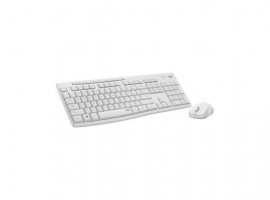 Tipkovnica + mi&scaron; LOGITECH MK295, membranska, bežična, UK/HR, bijela (920-009824)