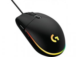Miš LOGITECH G102, Lightsync, gaming, žični, crni (910-005823)