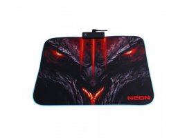 Podloga za miš NEON Nestor, gaming, 350*250*3mm, RGB (MP-602)