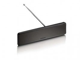 TV antena PHILIPS Slim SDV5225/12, sobna, UHF/ VHF/HDTV, crna