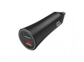 Auto punjač XIAOMI MI, 37W, 2xUSB, crni