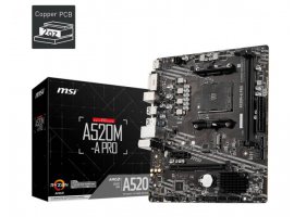 Matična ploča MSI A520M-A Pro, socket AM4, DDR4, DVI, HDMI