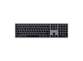 Tipkovnica SATECHI Slim X3, Bluetooth, Backlit, bežična, Space Grey