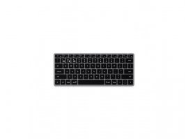 Tipkovnica SATECHI Slim X1, Bluetooth, Backlit, bežična, Space Grey, US