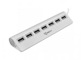 USB HUB SBOX H-207, 7x USB 2.0, bijeli