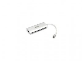 Docking stanica ROLINE USB-C docking station, 4K HDMI, 2&times;USB 3.0/3.2 Gen 1, 1&times;SD/TF čitač kartica, 1&times;USB-C power, 1&times;G-LAN