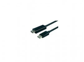 Video kabel DP(m) na HDMI(m) v1.2 ROLINE Value, 2 m, crni