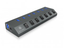USB HUB ICY BOX IB-HUB1701-C3, 7-port, 7x USB Type-A