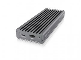 Kući&scaron;te za SSD disk ICY BOX IB-1817M-C31, M.2 NVMe, USB 3.1 Gen 2 Type-C, Type-C to Type-A USB cable, sivo