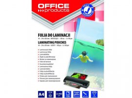 Folija za plastificiranje OFFICE PRODUCTS, A4, 100mic, 100/1, sjajna