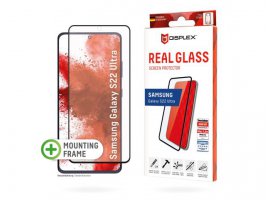 Za&scaron;titno staklo DISPLEX Real Glass 3D za Samsung Galaxy S22 Ultra (01577)
