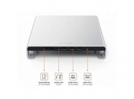 Stalak za monitor SATECHI Aluminum za iMac, srebrni (ST-AMSHS)