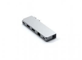 USB-C HUB SATECHI Aluminum Pro Mini (2x USB 3.0, 1x HDMI 6K,1xLAN, 1xAudio) srebrni (ST-UCPHMIS)