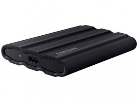 Eksterni SSD disk, 1 TB, SAMSUNG T7 Shield, USB 3.2 Gen 2 (USB Type-C), crni, MU-PE1T0S