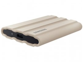 Eksterni SSD disk, 2 TB, SAMSUNG T7 Shield, USB 3.2 Gen 2 (USB Type-C), beige, MU-PE2T0K