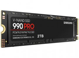 SSD disk 2 TB, SAMSUNG 990 PRO, M.2 2280, PCIe 4.0 x4 NVMe 2.0, 3-bit MLC V-NAND, MZ-V9P2T0BW