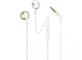 Slu&scaron;alice JBL Tune 205, In-ear, 3.5mm, Pure Bass, mikrofon, bijelo zlatna
