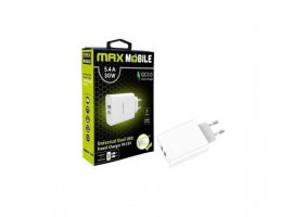 Zidni punjač MAXMOBILE TR-255, Dual, QC 3.0, 30W, 5.4A