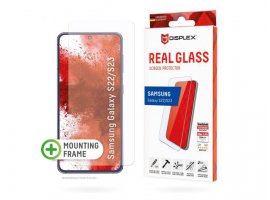 Za&scaron;titno staklo DISPLEX Real Glass 2D za Samsung Galaxy S22/S23 (01772)