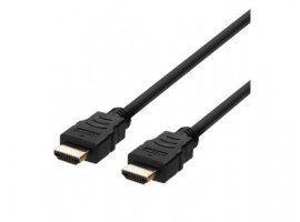 Video kabel DELTACO HDMI (m) na HDMI (m), 1m, Ultra High Speed, 8K, crni