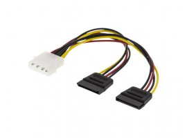 Naponski kabel DELTACO Y na 2x SATA/SSD, kutija