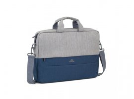 Torba za laptop RIVACASE 7532, do 15.6", siva/plava