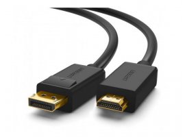 Video kabel DP(m) na HDMI(m) UGREEN, 5 m, crni