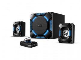 Zvučnici za računalo GENIUS SW-G2.1 1200, 36W, gaming, 3.5mm, RCA, subwoofer, plavi