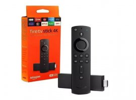 Media player AMAZON Fire TV Stick 4K (2nd Gen), Wi-Fi 6, Dolby Vision, HDR 10+, plus Alexa Voice Remote