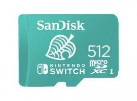 Memorijska kartica microSDXC 512 GB SANDISK Nintendo-Licensed za Nintendo Switch, Class10 UHS-I U3 (SDSQXAO-512G-GNCZN)