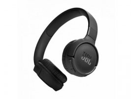Bluetooth slu&scaron;alice JBL Tune 520BT On-Ear, BT5.3, naglavne, do 57h baterije, mikrofon, sklopive, crne (JBLT520BTBLKEU)
