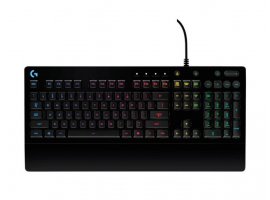 Tipkovnica LOGITECH G213 Prodigy, gaming, mehanička, žična, RGB, US, crna (920-008093)
