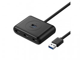 USB-HUB UGREEN USB 3.0, 4xUSB 3.0 porta, 0.5m, crni