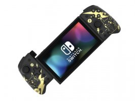 Kontroler HORI Split Pad Pro Pikachu, za Nintendo Switch (OLED), crni/zlatni