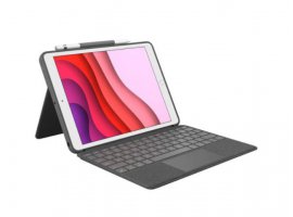 Bežična tipkovnica LOGITECH Combo Touch za iPad (7th, 8th, and 9th gen) CRO, siva (920-009629)