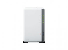 NAS SYNOLOGY DS223j DiskStation, 2-bay NAS server, 2.5"/3.5" HDD/SSD podr&scaron;ka, 1 GB DDR4, 1 GbEx1, USB 3.2 Gen1x2, Wake on LAN/WAN