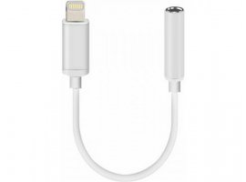 Audio adapter Lightning na 3.5 mm(ž) MAXMOBILE, za iPhone, bijeli