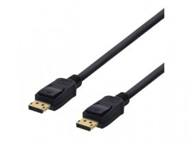 Video kabel DP(m) na DP(m) v1.2 DELTACO, 1 m, crni
