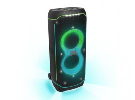 Party zvučnik JBL PartyBox Ultimate, 1100W, WiFi, RGB, IPX4, karaoke, crni (JBLPARYBOXELTEU)
