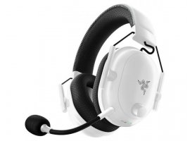 Slu&scaron;alice + mikrofon RAZER Blackshark V2 Pro (2023), gaming, bežične, PC, PS5, bijele